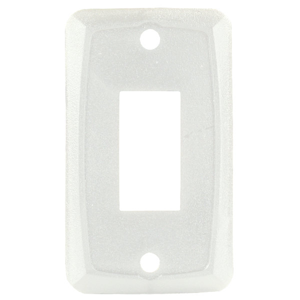 Jr Products JR Products 12845 Single Switch Face Plate - White 12845